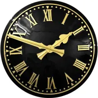 Dewsbury Outdoor Clock Service dark dial